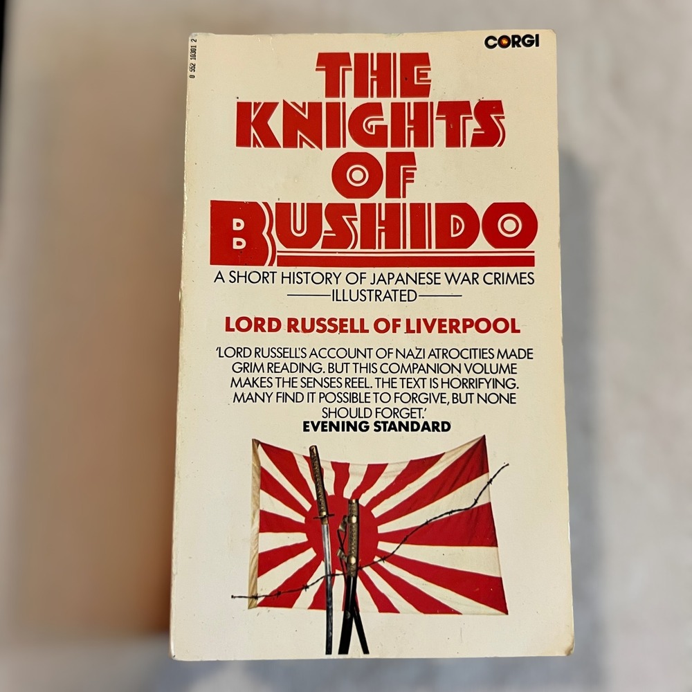 VTG 1978 Knights Of Bushido Book Lord‎ Russell Short History Japanese War Crimes